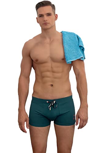 BWET Badebekleidung Herren Badeshorts mit elastischem Bund und Kordelzug - Entworfen in Spanien - Bequem & Stilvoll für Wasserabenteuer von BWET Swimwear