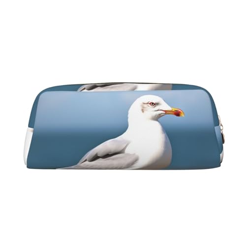 BWLHJKE Nette Möwe Make-up Tasche für Frauen Männer Reise Kulturbeutel Ästhetische Geldbörse Beutel große Tasche, golden, One size von BWLHJKE