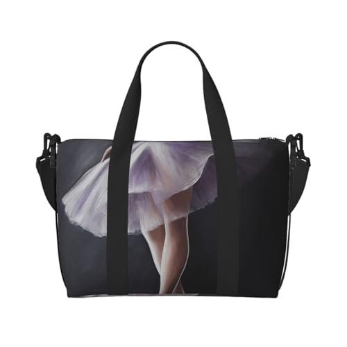 Reisetasche für Herren, Turnbeutel, Balletttänzerin, Gepäcktasche mit Schultergurt, große Sporttasche für Damen, Wochenendtasche, Übernachtungstasche, faltbare Tragetasche für Flugzeug Reisetasche für Herren, Turnbeutel, Balletttänzerin, Gepäcktasche mit Schultergurt, große Sporttasche für Damen, Wochenendtasche, Übernachtungstasche, faltbare Tragetasche für Flugzeug von BWLHJKE