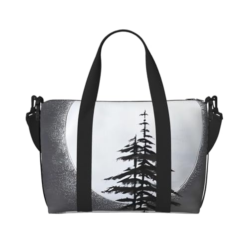 Reisetasche für Herren, Turnbeutel, Mondkiefer, Gepäcktasche mit Schultergurt, große Sporttasche für Damen, Wochenendtasche, Übernachtungstasche, faltbare Tragetasche für Flugzeug Reisetasche für Herren, Turnbeutel, Mondkiefer, Gepäcktasche mit Schultergurt, große Sporttasche für Damen, Wochenendtasche, Übernachtungstasche, faltbare Tragetasche für Flugzeug von BWLHJKE