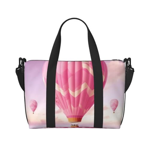 Reisetasche für Herren, Turnbeutel, bunte Heißluftballon-Gepäcktasche mit Schultergurt, große Sporttasche für Damen, Wochenendtasche, Übernachtungstasche, faltbare Tragetasche für Flugzeug Reisetasche für Herren, Turnbeutel, bunte Heißluftballon-Gepäcktasche mit Schultergurt, große Sporttasche für Damen, Wochenendtasche, Übernachtungstasche, faltbare Tragetasche für Flugzeug von BWLHJKE