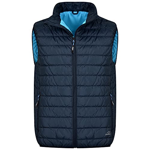 BWOLF APOLLO Weste Herren Weste Damen Steppweste Herren Steppweste Damen Wasserdichte Outdoor Westen (2XL, Blau/Hellblau) von BWOLF