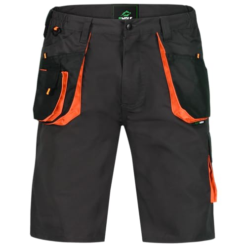 BWOLF Atlas Shorts Arbeitshosen Männer Kurz Arbeitsshorts Herren Arbeitshosen Herren Multifunktionalenn Taschen, Verstärkt mit 600D Polyester Grau3XL BWOLF Atlas Shorts Arbeitshosen Männer Kurz Arbeitsshorts Herren Arbeitshosen Herren Multifunktionalenn Taschen, Verstärkt mit 600D Polyester Grau3XL von BWOLF