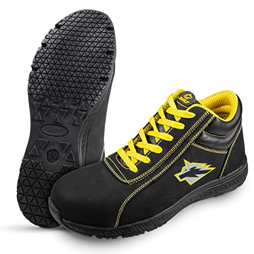 BWOLF FLASH S3 Arbeitsschuhe Herren S3 Sicherheitsschuhe Herren S3 Wasserdicht, Ölbeständig, Rutschfest, 4x4 Grip, Hitzebeständige (eu_footwear_size_system, adult, numeric, medium, numeric_37) von BWOLF