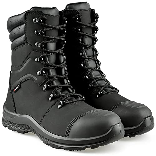 BWOLF HUMMER Winter Arbeitsschuhe Herren Winter Sicherheitsschuhe Herren, Wasser- und öl-beständig, rutschfest, mit 4x4 Grip Technologie (eu_footwear_size_system, adult, numeric, medium, numeric_41) von BWOLF