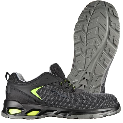 BWOLF Skyler S3S Arbeitsschuhe Herren S3S Sicherheitsschuhe Herren S3 wasserdicht, rutschhemmend 4x4 Grip Tech, Ergo Sohlen (Schwarz, EU Schuhgrößensystem, Erwachsene, Numerisch, M, 42) von BWOLF