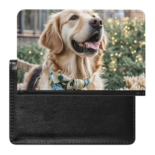 Reisepasshülle für Damen und Herren, RFID-blockierend, Cowboy-Hut, Westernstiefel, Reisezubehör, Golden Retriever Hund, Einheitsgröße Reisepasshülle für Damen und Herren, RFID-blockierend, Cowboy-Hut, Westernstiefel, Reisezubehör, Golden Retriever Hund, Einheitsgröße von BWQSKL