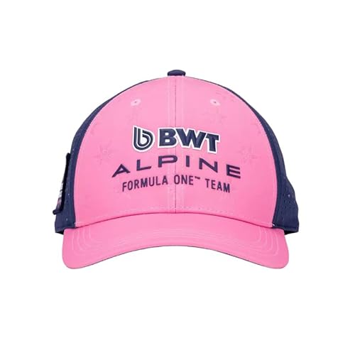 BWT Event Cap Alpine Edition | stylische Unisex Snapback Cap in Pink mit Marine-Blau | hochwertiger Alpine Formula One Team“ Print | Baumwolle mit Stretch-Anteil | Motorsport Fancap von BWT