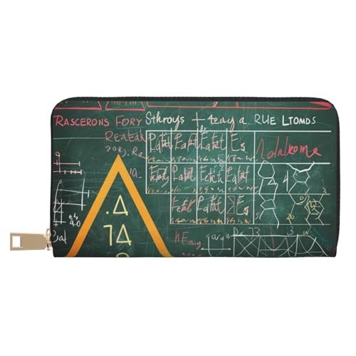 BWWHCCTI Formulas Shapes Theory Math Lesson Word Printed Long Wallet for Women Men - PU Leather Wallets Card Holder with Zip Coin Pocket BWWHCCTI Formulas Shapes Theory Math Lesson Word Printed Long Wallet for Women Men - PU Leather Wallets Card Holder with Zip Coin Pocket von BWWHCCTI