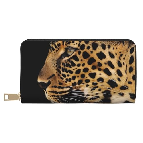BWWHCCTI Leopard Animal Print Printed Long Wallet for Women Men - PU Leather Wallets Card Holder with Zip Coin Pocket BWWHCCTI Leopard Animal Print Printed Long Wallet for Women Men - PU Leather Wallets Card Holder with Zip Coin Pocket von BWWHCCTI