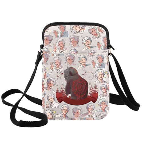 BWWKTOP Astarion Umhängetasche BG3 Game Gifts Astarion Messenger Bag BG3 Vampire Astarion Merch, Astarion Xk-b von BWWKTOP