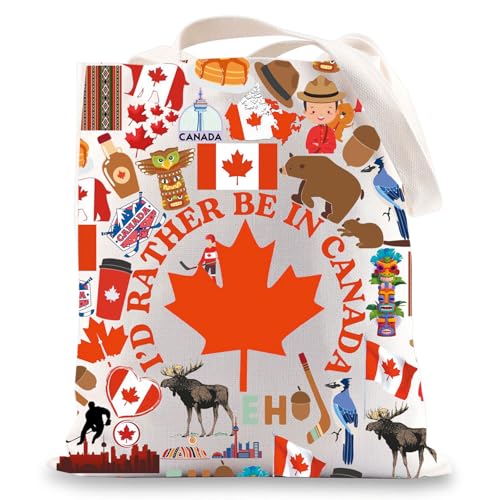 BWWKTOP Canadian Crossbody Geldbörse Kanada Reise Geschenke I'd Rether Be In Canada Umhängetasche Kanadisches Geschenk, Be in Canada Tg von BWWKTOP