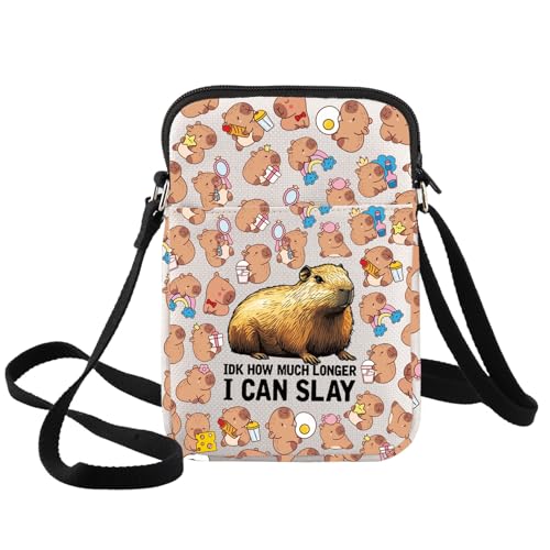 BWWKTOP Capybara Umhängetasche Capybara Lover Geschenk Capybara Sling Bag Capybara Zookeepers Merch, Capybara Xk-b BWWKTOP Capybara Umhängetasche Capybara Lover Geschenk Capybara Sling Bag Capybara Zookeepers Merch, Capybara Xk-b von BWWKTOP