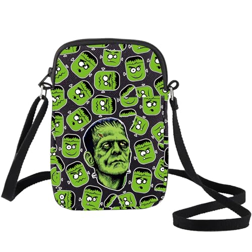 BWWKTOP Horror Monster Crossbody Bag Monster Fans Geschenk Green Freak Umhängetasche Horror Movie Merch, Green Monster Xk-b von BWWKTOP