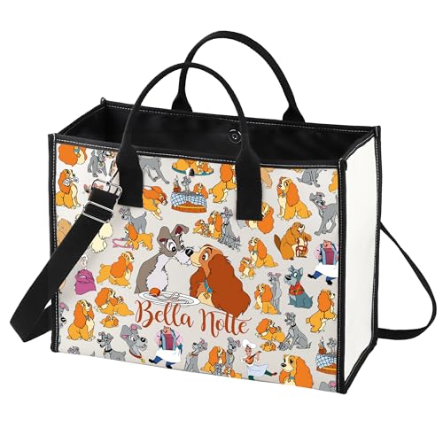 BWWKTOP Lady Dog Crossbody Bag Tramp Fans Geschenk Bella Notte Umhängetasche Lady & Tramp Merchandise (Bella Notte BG) von BWWKTOP