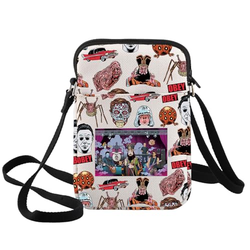BWWKTOP Michael Crossbody Bag Lo Pan Fans Geschenk The Aliens Umhängetasche Horror Movie Villain Merch, Obey -Xk B BWWKTOP Michael Crossbody Bag Lo Pan Fans Geschenk The Aliens Umhängetasche Horror Movie Villain Merch, Obey -Xk B von BWWKTOP