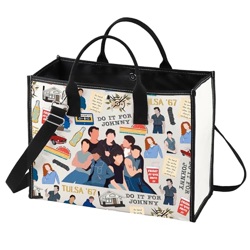BWWKTOP Outsiders Musical Crossbody Bag Johnny & Dallas & Ponyboy Fans Geschenk Two-Bit & Steve Umhängetasche, Für Johnny Bg von BWWKTOP