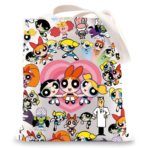 BWWKTOP Power Girls Cartoon Crossbody Bag Blossom Fans Geschenk Bubble Messenger Bag Buttercup Merchandise, Power Gir-tg von BWWKTOP