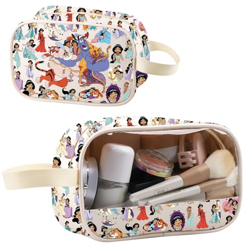 Princess Jasmine Crossbody Bag Aladdin & Jasmin Fans Geschenk Jasmin & Magic Genie Umhängetasche Jasmin Merchandise, Prinzessin Jas-tm B, Umhängetasche von BWWKTOP