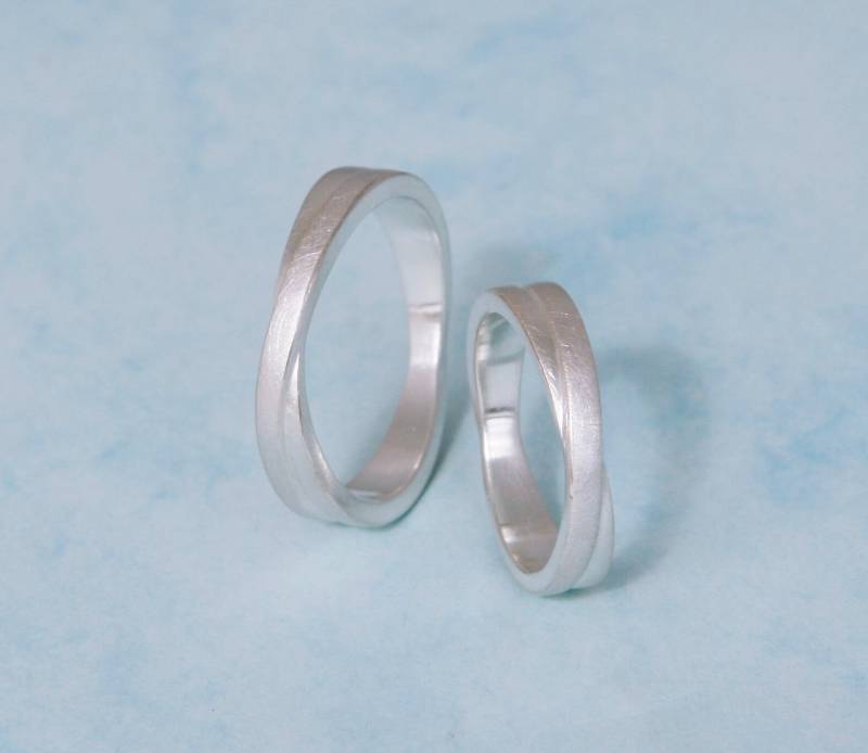 Trauringe Kreuz Schmal Eheringe Partnerringe Barbara Weiss von BWeissSCHMUCK