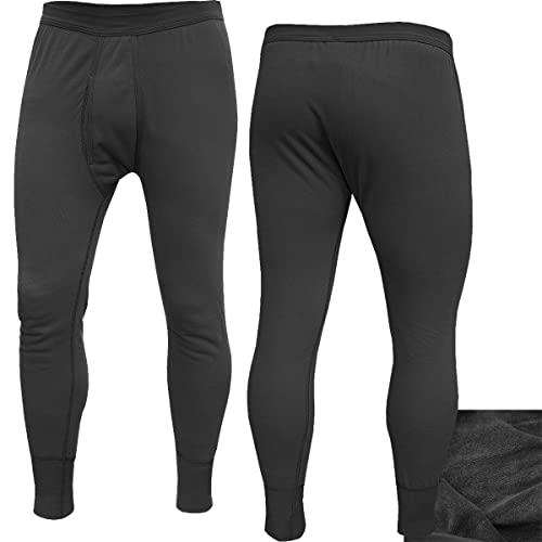 BWuM Bundeswehr Unterhose Winter mit Plüschfutter, Größe:6 (L), Farbe:Schwarz von BWuM