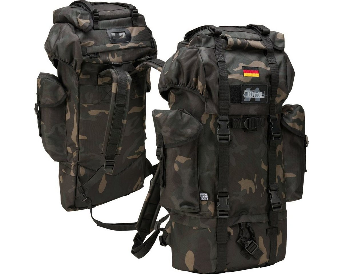 BWuM Daypack BWuM Bundeswehr Kampfrucksack 65L + Patch & Flagge von BWuM