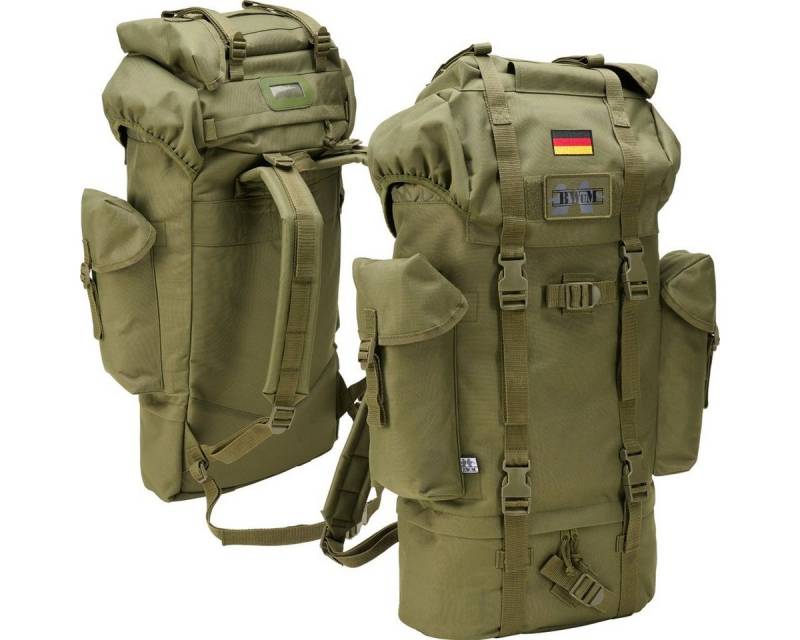 BWuM Daypack BWuM Bundeswehr Kampfrucksack 65L + Patch & Flagge von BWuM