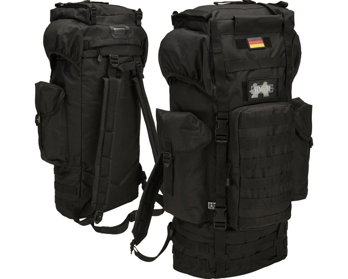 BWuM Daypack BWuM Bundeswehr Kampfrucksack Molle 65L + Patch & Flagge von BWuM