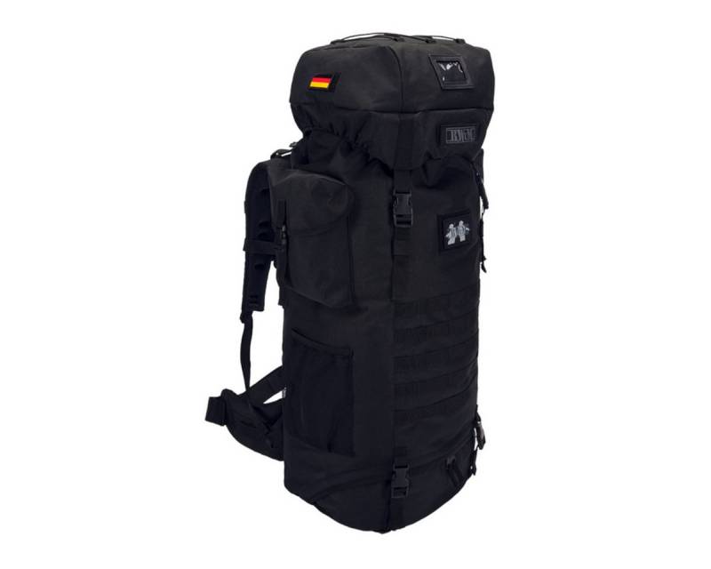 BWuM Freizeitrucksack BWuM Bundeswehr Kampfrucksack Tactical Aviator 110L + Patch & Flagge von BWuM