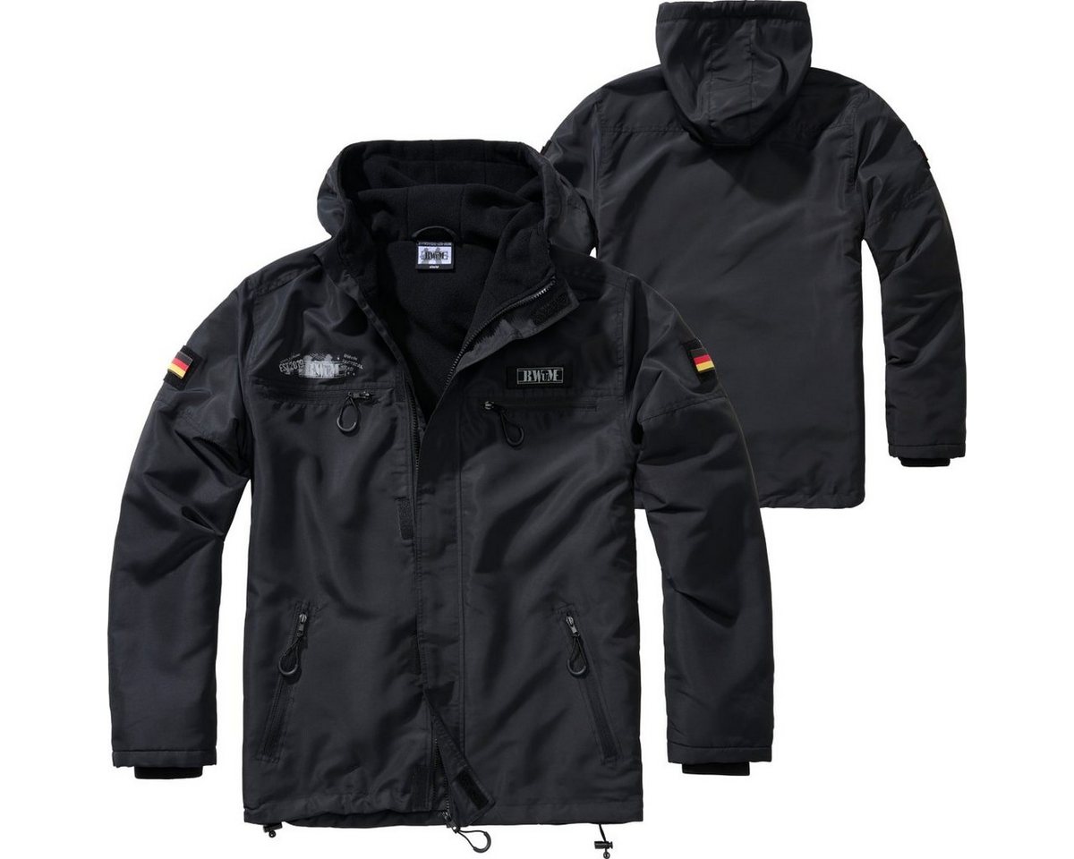 BWuM Windbreaker BWuM Tactical Windbreaker Zipper Fleece + Patch & Flaggen von BWuM