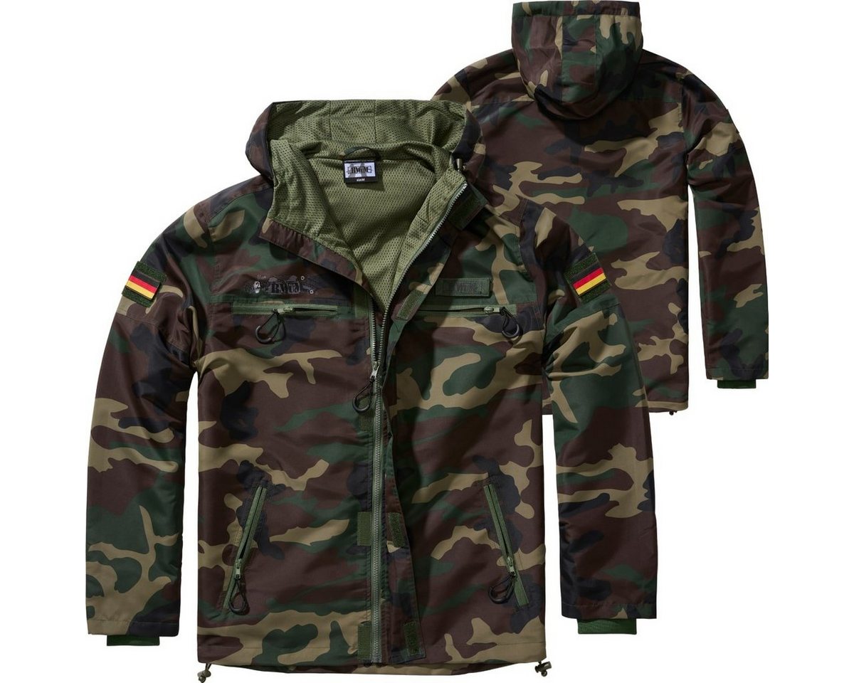 BWuM Windbreaker BWuM Tactical Windbreaker Zipper Sommer + Patch & Flaggen von BWuM