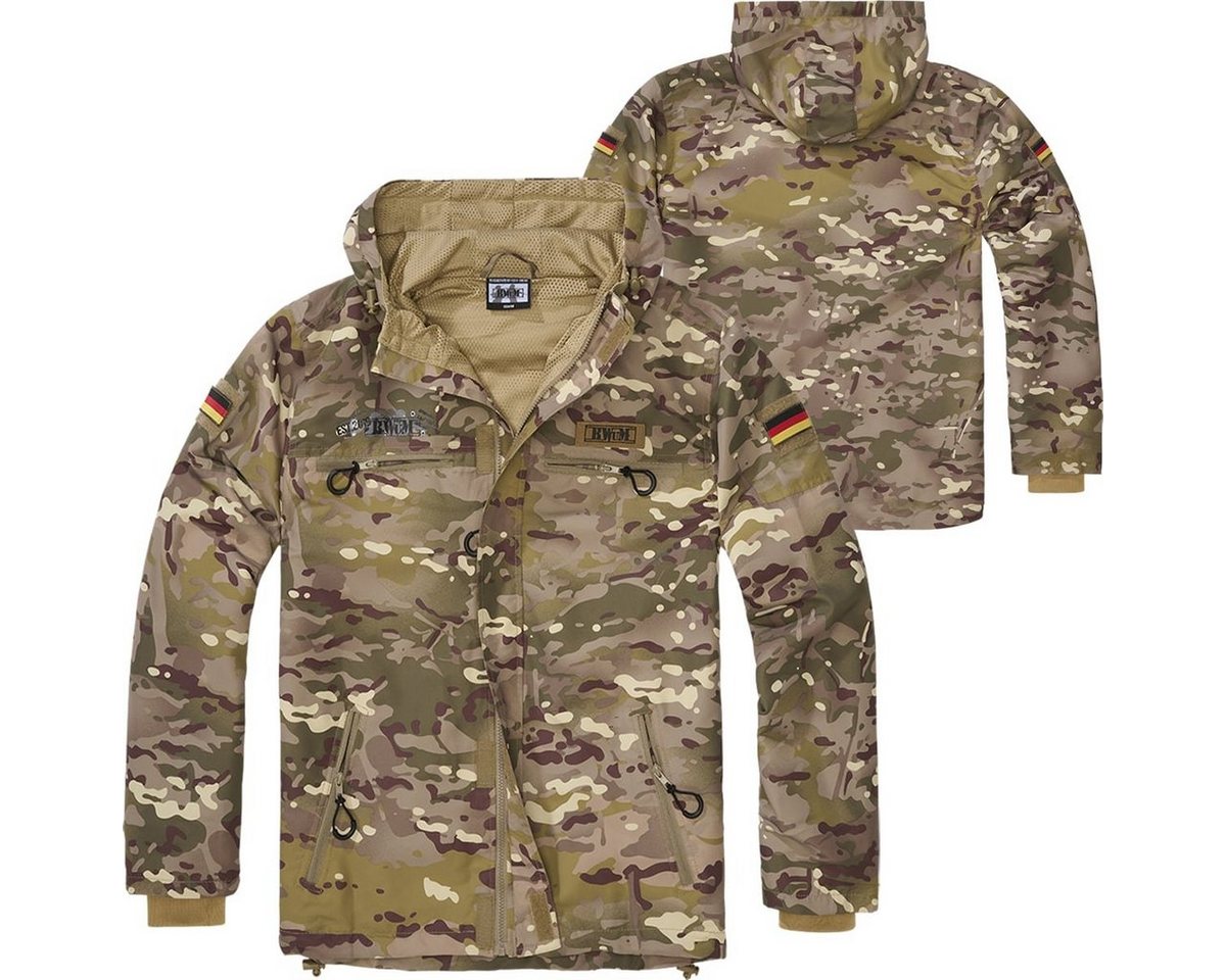 BWuM Windbreaker BWuM Tactical Windbreaker Zipper Sommer + Patch & Flaggen von BWuM