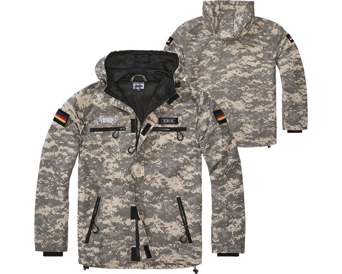 BWuM Windbreaker BWuM Tactical Windbreaker Zipper Sommer + Patch & Flaggen von BWuM