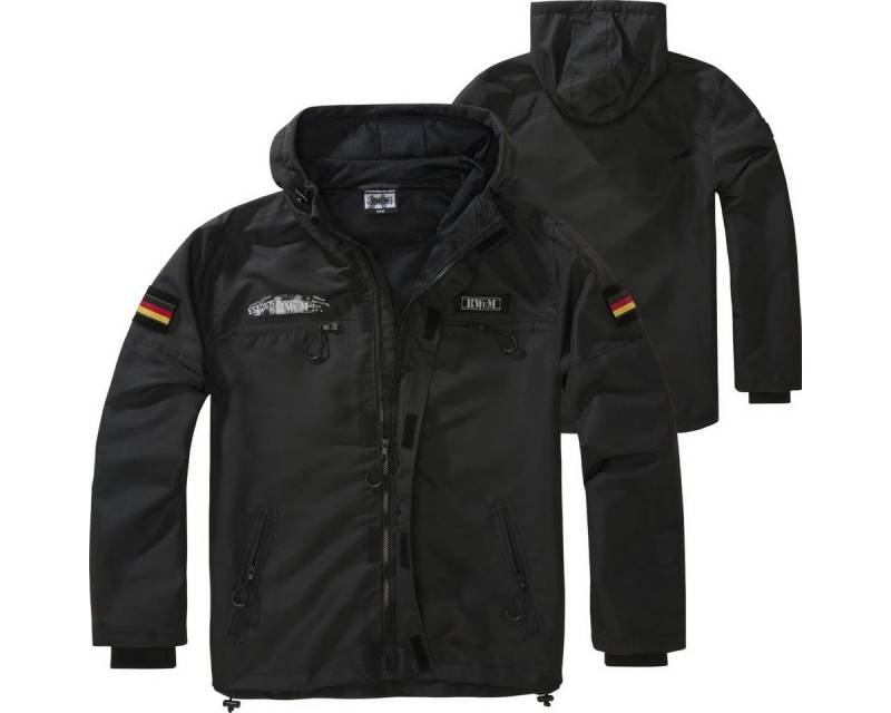 BWuM Windbreaker BWuM Tactical Windbreaker Zipper Sommer + Patch & Flaggen von BWuM