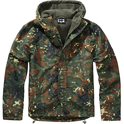 BWuM Windbreaker mit Zipper, Größe:XXL, Farbe:Flecktarn von BWuM