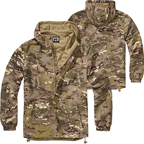 BWuM Windbreaker Sommer mit Zipper, Größe:3XL, Farbe:Tacticalcamo von BWuM