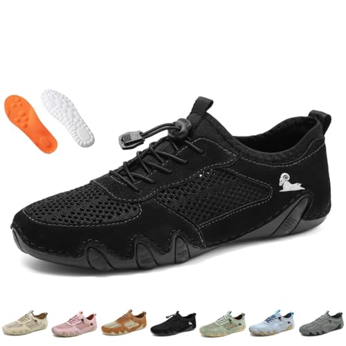 BXCZEDW Vogany Shoes Damen und Herren, Nevova Schuhe Orthopädische Sandalen, Unisex Slip-on Barfuß und Atmungsaktive Sportsandalen, Schwarz , 41 EU BXCZEDW Vogany Shoes Damen und Herren, Nevova Schuhe Orthopädische Sandalen, Unisex Slip-on Barfuß und Atmungsaktive Sportsandalen, Schwarz , 41 EU von BXCZEDW