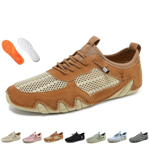 BXCZEDW Vogany Shoes Damen und Herren, Nevova Schuhe Orthopädische Sandalen, Unisex Slip-on Barfuß und Atmungsaktive Sportsandalen, braun, 41 EU BXCZEDW Vogany Shoes Damen und Herren, Nevova Schuhe Orthopädische Sandalen, Unisex Slip-on Barfuß und Atmungsaktive Sportsandalen, braun, 41 EU von BXCZEDW