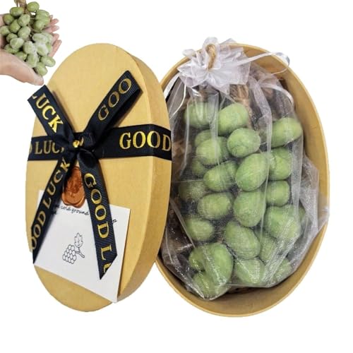 Traubenseife an einem Seil, natürliche manuelle Traubencluster-Seife für Männer und Frauen, dekoratives Geschenk für Duschen, Taufen und Zuhause, Spa, frische Luft (Grün, 40 Stück + Box) von BXCZEDW