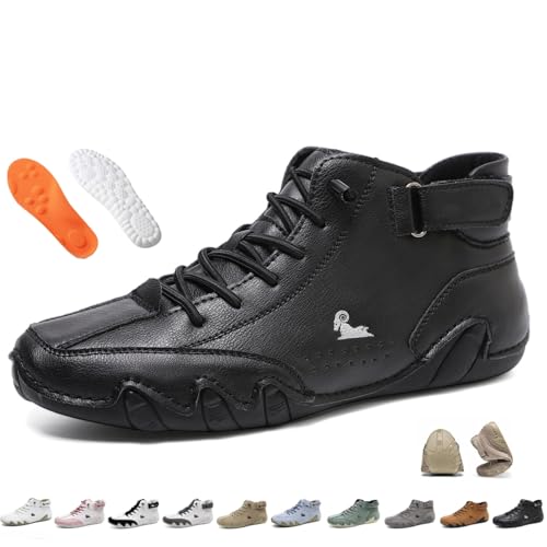 Vogany Schuhe Damen Herren Unisex Slip-on Wasserdicht und Atmungsaktiv Barfuß Nevova Orthopädische Schuhe für Outdoor Wandern, Schwarz , 43 EU Vogany Schuhe Damen Herren Unisex Slip-on Wasserdicht und Atmungsaktiv Barfuß Nevova Orthopädische Schuhe für Outdoor Wandern, Schwarz , 43 EU von BXCZEDW