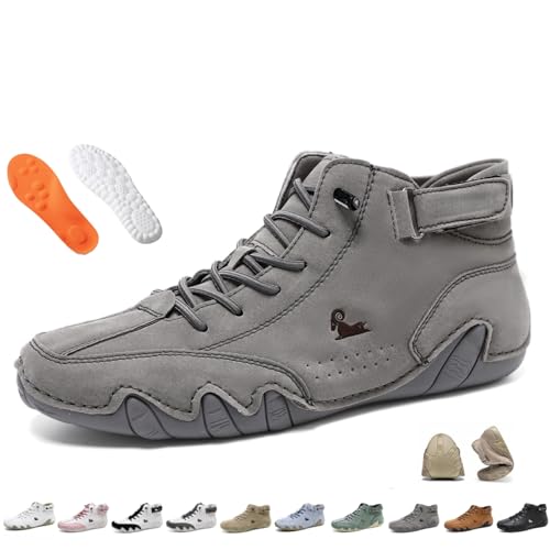 Vogany Schuhe Damen Herren Unisex Slip-on Wasserdicht und Atmungsaktiv Barfuß Nevova Orthopädische Schuhe für Outdoor Wandern, grau, 43 EU Vogany Schuhe Damen Herren Unisex Slip-on Wasserdicht und Atmungsaktiv Barfuß Nevova Orthopädische Schuhe für Outdoor Wandern, grau, 43 EU von BXCZEDW