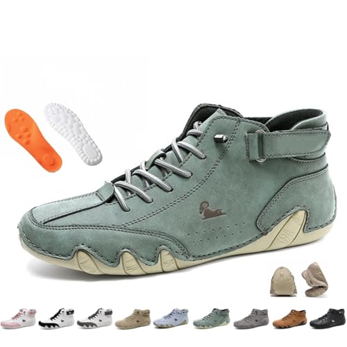 Vogany Schuhe Damen Herren Unisex Slip-on Wasserdicht und Atmungsaktiv Barfuß Nevova Orthopädische Schuhe für Outdoor Wandern, grün, 43 EU Vogany Schuhe Damen Herren Unisex Slip-on Wasserdicht und Atmungsaktiv Barfuß Nevova Orthopädische Schuhe für Outdoor Wandern, grün, 43 EU von BXCZEDW