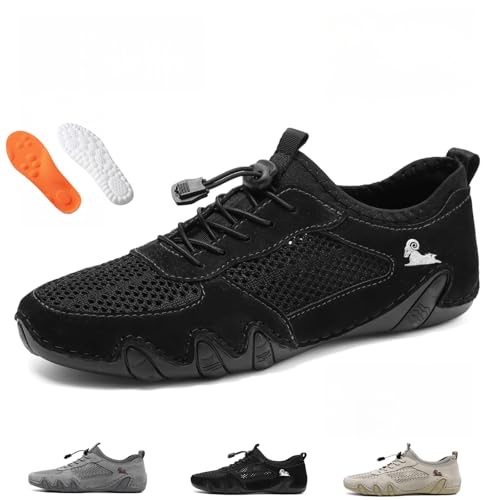 Vogany Schuhe Damen und Herren, Nevova Schuhe Orthopädische Sandalen, Unisex Slip-on Barfuß und Atmungsaktive Sommer-Sneaker, Schwarz , 39 EU Vogany Schuhe Damen und Herren, Nevova Schuhe Orthopädische Sandalen, Unisex Slip-on Barfuß und Atmungsaktive Sommer-Sneaker, Schwarz , 39 EU von BXCZEDW