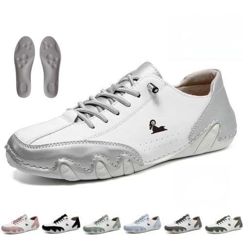 Vogany Schuhe für Damen und Herren, wasserdichte und atmungsaktive orthopädische Schuhe, unisex, Slipper, orthopädische Sneaker, silber, 39 EU Vogany Schuhe für Damen und Herren, wasserdichte und atmungsaktive orthopädische Schuhe, unisex, Slipper, orthopädische Sneaker, silber, 39 EU von BXCZEDW