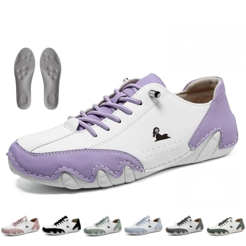 Vogany Schuhe für Damen und Herren, wasserdichte und atmungsaktive orthopädische Schuhe, unisex, Slipper, orthopädische Sneaker, violett, 39 EU von BXCZEDW