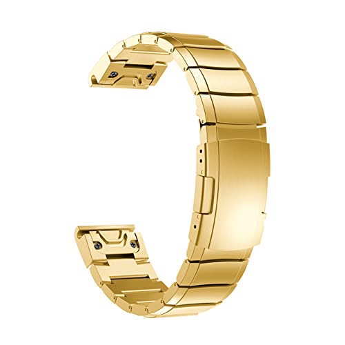 BXGGXBYSW 22 26mm Edelstahl Schnellveröffentlichungswächter -Armbandband für Fenix 6x 6 Pro 5x 5 plus 3 Stunden D2 Delta PX Easyfit Armband BXGGXBYSW 22 26mm Edelstahl Schnellveröffentlichungswächter -Armbandband für Fenix 6x 6 Pro 5x 5 plus 3 Stunden D2 Delta PX Easyfit Armband von BXGGXBYSW