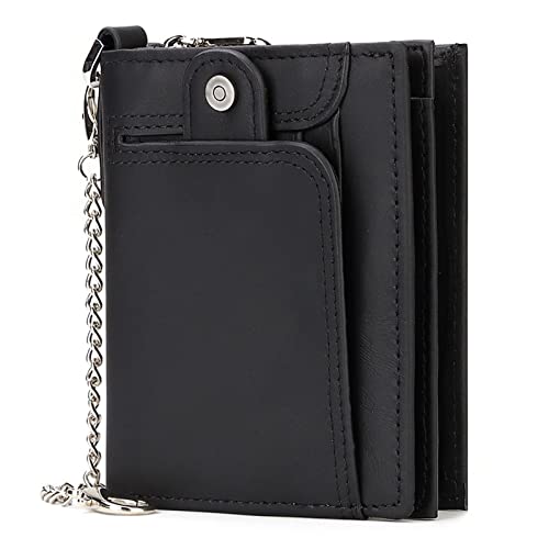 BXGGXBYSW Ledergeldbörse, Kreditkartenetui mit großem Fassungsvermögen und 14 Kartenfächern, zarter Geldscheinclip (Farbe: B), B von BXGGXBYSW