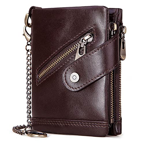 BXGGXBYSW Ledergeldbörse, großes Münzfach/Kreditkartenetui mit 14 Kartenfächern (Farbe: A), a von BXGGXBYSW