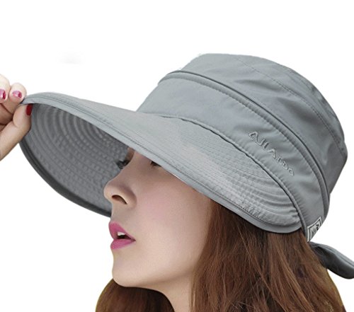 2 in 1 Frühling Sommer Damen Frauen Sonnenhut Faltbar Formbar Breite Krempe Strohhut Sonnenblende Reisenhut Strand UV Bucket Cap Sonnenschutzkappe UPF 50 + 2 in 1 Frühling Sommer Damen Frauen Sonnenhut Faltbar Formbar Breite Krempe Strohhut Sonnenblende Reisenhut Strand UV Bucket Cap Sonnenschutzkappe UPF 50 + von BXT