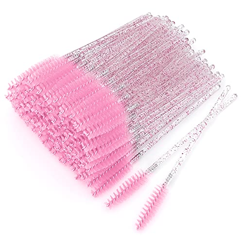 100 Stück Pinsel-Mascara-Stäbe, Wimpernpinsel-Set, Applikator, Augenbrauenpinsel, Wimperntusche für Wimpernverlängerungen, Augenbrauenkonturen und Make-up von BXVXWKJXKR